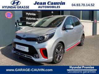 06130 : Hyundai Grasse - Garage Jean Cauvin - KIA Picanto - Picanto - GRIS TITANE - Traction - Essence
