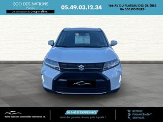 86000 : Hyundai Poitiers - Eco des Nations - SUZUKI Vitara - Vitara - Cool White Pearl métallisé - Traction - Essence/Micro-Hybride