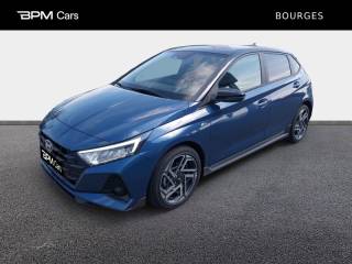 18230 : Hyundai Bourges - ELLIPSE Automobiles - HYUNDAI i20 - i20 - Vibrant Blue Métal/Toit+rétros Black - Traction - Essence