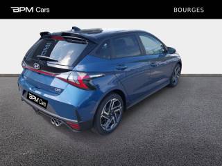 18230 : Hyundai Bourges - ELLIPSE Automobiles - HYUNDAI i20 - i20 - Vibrant Blue Métal/Toit+rétros Black - Traction - Essence