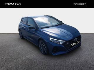 18230 : Hyundai Bourges - ELLIPSE Automobiles - HYUNDAI i20 - i20 - Vibrant Blue Métal/Toit+rétros Black - Traction - Essence