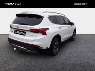 18230 : Hyundai Bourges - ELLIPSE Automobiles - HYUNDAI Santa Fe - Santa Fe - Creamy White Métal - Transmission intégrale - Hybride rechargeable : Essence/Electrique