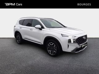 18230 : Hyundai Bourges - ELLIPSE Automobiles - HYUNDAI Santa Fe - Santa Fe - Creamy White Métal - Transmission intégrale - Hybride rechargeable : Essence/Electrique