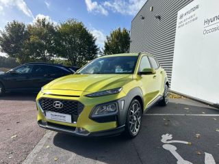 14100 : Hyundai Lisieux - Trajectoire Automobiles - HYUNDAI Kona - Kona - Acid Yellow - Traction - Hybride : Essence/Electrique