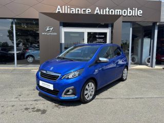 28600 : Hyundai Chartres - Alliance Automobile - PEUGEOT 108 - 108 - Bleu Calvi (M) - Traction - Essence