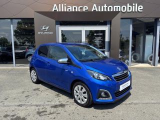 28600 : Hyundai Chartres - Alliance Automobile - PEUGEOT 108 - 108 - Bleu Calvi (M) - Traction - Essence