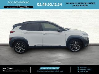 86000 : Hyundai Poitiers - Eco des Nations - HYUNDAI Kona - Kona - Blanc - Traction - Hybride : Essence/Electrique