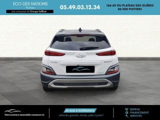 86000 : Hyundai Poitiers - Eco des Nations - HYUNDAI Kona - Kona - Blanc - Traction - Hybride : Essence/Electrique