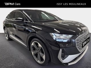 92130 : Hyundai ISSY-LES-MOULINEAUX - BPM Cars - AUDI Q4 Sportback e-tron - Q4 Sportback e-tron - Noir Mythic métallisé - Propulsion - Electrique
