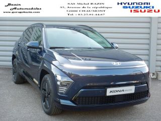 52000 : Hyundai Chaumont - Garage Michel Bazin - HYUNDAI Kona - Kona - Sailing Blue métallisé - Traction - Electrique