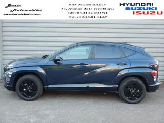 52000 : Hyundai Chaumont - Garage Michel Bazin - HYUNDAI Kona - Kona - Sailing Blue métallisé - Traction - Electrique