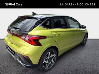 92250 : Hyundai La Garenne-Colombes - BPM Cars - HYUNDAI i20 - i20 - Lucid Lime Metallic/Toit+rétros Black - Traction - Essence