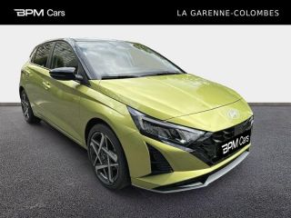 92250 : Hyundai La Garenne-Colombes - BPM Cars - HYUNDAI i20 - i20 - Lucid Lime Metallic/Toit+rétros Black - Traction - Essence