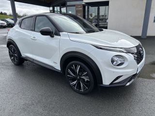 49300 : Hyundai Cholet - Océane Auto - NISSAN JUKE 2022.5 N-Design - JUKE II - Blanc - Boîte automatique - Essence / Courant électrique