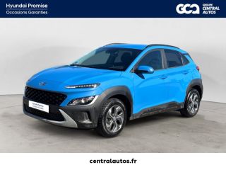38300 : Hyundai Bourgoin-Jallieu - Groupe Central Autos - HYUNDAI KONA HYBRID Intuitive - KONA - Bleu - Automate sequentiel - Essence / Courant électrique