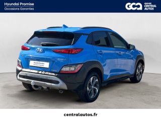 38300 : Hyundai Bourgoin-Jallieu - Groupe Central Autos - HYUNDAI KONA HYBRID Intuitive - KONA - Bleu - Automate sequentiel - Essence / Courant électrique