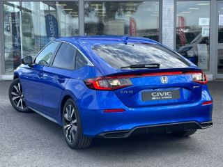 57200 : Hyundai Sarreguemines - Theobald Automobiles - HONDA Civic - Civic - Bleu Cristallin Premium Métallisé - Traction - Hybride : Essence/Electrique