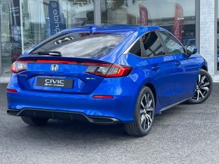 57200 : Hyundai Sarreguemines - Theobald Automobiles - HONDA Civic - Civic - Bleu Cristallin Premium Métallisé - Traction - Hybride : Essence/Electrique