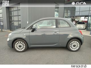 50000 : Hyundai Saint-Lô - GCA - FIAT 500 - 500 - Coloris Métal Groove Metal Grey - Traction - Essence/Micro-Hybride
