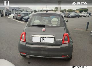 50000 : Hyundai Saint-Lô - GCA - FIAT 500 - 500 - Coloris Métal Groove Metal Grey - Traction - Essence/Micro-Hybride