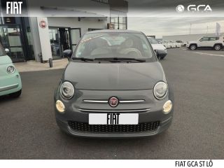 50000 : Hyundai Saint-Lô - GCA - FIAT 500 - 500 - Coloris Métal Groove Metal Grey - Traction - Essence/Micro-Hybride