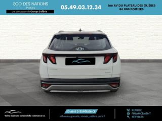 86000 : Hyundai Poitiers - Eco des Nations - HYUNDAI Tucson - Tucson - Serenity White Métal - Traction - Hybride : Essence/Electrique