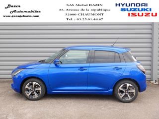 52000 : Hyundai Chaumont - Garage Michel Bazin - SUZUKI Swift - Swift - Speedy Blue métallisé - Traction - Essence/Micro-Hybride