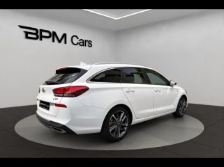 92130 : Hyundai ISSY-LES-MOULINEAUX - BPM Cars - HYUNDAI i30 SW - i30 SW - Serenity White Métal - Traction - Essence/Micro-Hybride