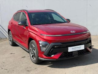 56600 : Hyundai Lorient - Auto Océane - HYUNDAI Kona - Kona - Ultimate Red métallisé - Traction - Hybride : Essence/Electrique
