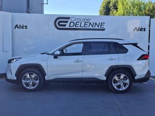 30100 : Hyundai Alès - Auto Hall - TOYOTA RAV4 HYBRIDE PRO MY20 Dynamic Business - RAV4 V - Blanc - Automate à fonct. Continu - Essence / Courant électrique