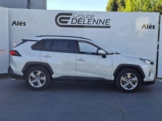 30100 : Hyundai Alès - Auto Hall - TOYOTA RAV4 HYBRIDE PRO MY20 Dynamic Business - RAV4 V - Blanc - Automate à fonct. Continu - Essence / Courant électrique
