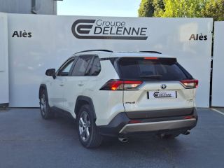 30100 : Hyundai Alès - Auto Hall - TOYOTA RAV4 HYBRIDE PRO MY20 Dynamic Business - RAV4 V - Blanc - Automate à fonct. Continu - Essence / Courant électrique