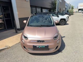 04100 : Hyundai Manosque - Pedinielli - FIAT 500e CABRIOLET Nouvelle 500 - 500 III - Rose Gold - Automate à fonct. Continu - Courant électrique