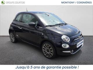 78180 : Hyundai Montigny-le-Bretonneux - Courtois Automobiles - FIAT 500 - 500 - Noir Métal - Traction - Essence/Micro-Hybride