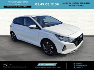 86000 : Hyundai Poitiers - Eco des Nations - HYUNDAI i20 - i20 - Polar White - Traction - Essence/Micro-Hybride