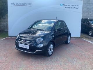 33110 : Hyundai Bordeaux Nord Le Bouscat - Sipa Automobiles - FIAT 500 SERIE 9 EURO 6D-FULL Dolcevita - 500 II - NOIR - Boîte manuelle - Essence sans plomb