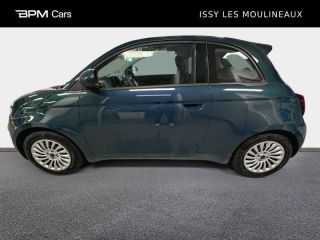 92130 : Hyundai ISSY-LES-MOULINEAUX - BPM Cars - FIAT 500 - 500 - Ocean Green métal - Traction - Electrique