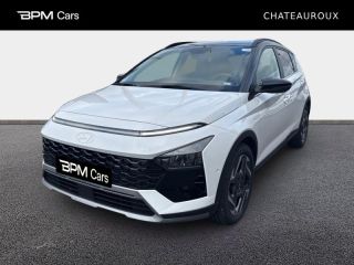 36000 : Hyundai Châteauroux - BPM Cars - HYUNDAI Bayon - Bayon - Atlas White Métal/Toit+rétros Black - Traction - Essence