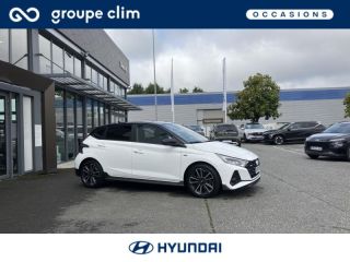 65000 : Hyundai Tarbes i-AUTO - HYUNDAI i20 - i20 - Polar White Métal/Toit/rétros Black - Traction - Essence/Micro-Hybride
