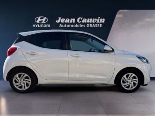 06130 : Hyundai Grasse - Garage Jean Cauvin - HYUNDAI i10 Creative - i10 III - Blanc - Boîte manuelle - Essence sans plomb