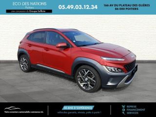 86000 : Hyundai Poitiers - Eco des Nations - HYUNDAI Kona - Kona - Pulse Red Métal - Traction - Hybride : Essence/Electrique
