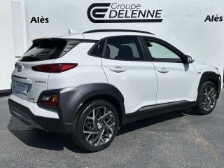 30100 : Hyundai Alès - Auto Hall - HYUNDAI KONA HYBRID Creative - KONA - Blanc - Automate sequentiel - Essence / Courant électrique