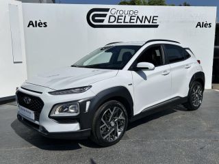 30100 : Hyundai Alès - Auto Hall - HYUNDAI KONA HYBRID Creative - KONA - Blanc - Automate sequentiel - Essence / Courant électrique