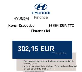 83130 : Hyundai Toulon - Autodif SAS - Groupe BALDASSARI - HYUNDAI KONA ELECTRIC Executive - KONA ELECTRIQUE - GRIS CLAIR - Automate à fonct. Continu - Courant électrique