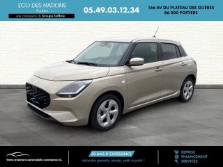 86000 : Hyundai Poitiers - Eco des Nations - SUZUKI Swift - Swift - Caravan Ivory Pearl Metal - Traction - Essence/Micro-Hybride