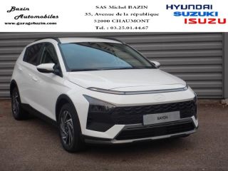 52000 : Hyundai Chaumont - Garage Michel Bazin - HYUNDAI Bayon - Bayon - Atlas White Métal - Traction - Essence