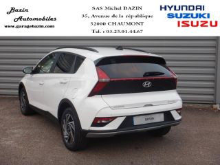 52000 : Hyundai Chaumont - Garage Michel Bazin - HYUNDAI Bayon - Bayon - Atlas White Métal - Traction - Essence
