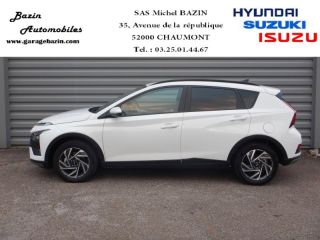 52000 : Hyundai Chaumont - Garage Michel Bazin - HYUNDAI Bayon - Bayon - Atlas White Métal - Traction - Essence