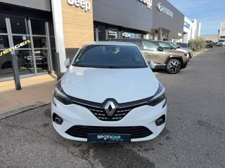 04100 : Hyundai Manosque - Pedinielli - RENAULT CLIO V Intens - CLIO V - BLANC - Boîte hybride multimode - Essence / Courant électrique