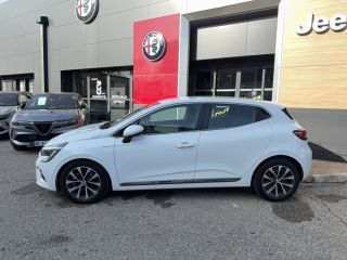 04100 : Hyundai Manosque - Pedinielli - RENAULT CLIO V Intens - CLIO V - BLANC - Boîte hybride multimode - Essence / Courant électrique